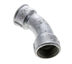 45deg Angled Fitting Rp1 1/4'' Female Cast Iron 25bar (351.25psi)