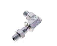 90deg Angled Fitting G1/8'' Bulkhead High Pressure Steel 60° Cone 350bar (4917.5psi) Hydraulic