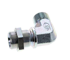 90deg Angled Fitting G1'' Bulkhead High Pressure Steel 60° Cone 225bar (3161.25psi) Hydraulic