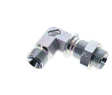 90deg Angled Fitting G1/2'' Bulkhead High Pressure Steel 60° Cone 350bar (4917.5psi) Hydraulic