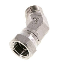 45deg Angled Fitting G1/2'' Female x Male High Pressure Stainless Steel 60° Cone 300bar (4215.0psi) Hydraulic
