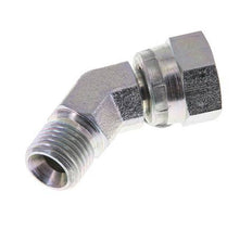 45deg Angled Fitting G1/4'' Female x Male High Pressure Steel 60° Cone 350bar (4917.5psi) Hydraulic