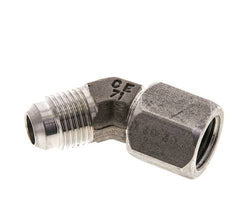 45deg JIC Angled Fitting UNF 9/16''-18 Male x Female Stainless Steel 275bar (3863.75psi)