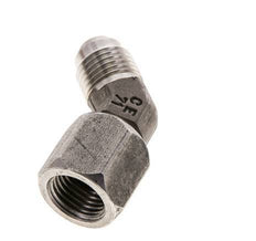 45deg JIC Angled Fitting UNF 9/16''-18 Male x Female Stainless Steel 275bar (3863.75psi)