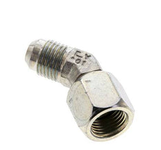 45deg JIC Angled Fitting UNF 9/16''-18 Male x Female Steel 275bar (3863.75psi)