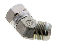 45deg JIC Angled Fitting UN 1-5/16''-12 Male x Female Steel 170bar (2388.5psi)