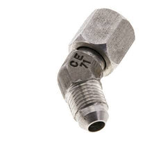 45deg JIC Angled Fitting UNF 1/2''-20 Male x Female Stainless Steel 275bar (3863.75psi)