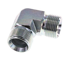 90deg Angled Fitting G1'' High Pressure Steel 60° Cone 225bar (3161.25psi) Hydraulic