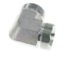 90deg Angled Fitting G2'' High Pressure Steel 60° Cone 175bar (2458.75psi) Hydraulic