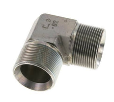 90deg Angled Fitting G1 1/2'' High Pressure Steel 60° Cone 190bar (2669.5psi) Hydraulic