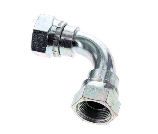 90deg Angled Fitting G3/4'' Female High Pressure Steel 60° Cone 175bar (2458.75psi) Hydraulic