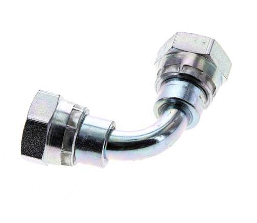 90deg Angled Fitting G3/8'' Female High Pressure Steel 60° Cone 425bar (5971.25psi) Hydraulic