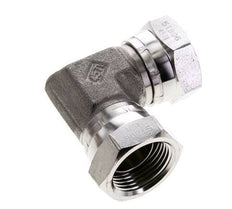 90deg Angled Fitting G1'' Female High Pressure Stainless Steel 60° Cone 150bar (2107.5psi) Hydraulic