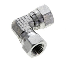 90deg Angled Fitting G1/8'' Female High Pressure Steel 60° Cone 575bar (8078.75psi) Hydraulic