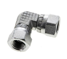90deg Angled Fitting G1/8'' Female High Pressure Steel 60° Cone 575bar (8078.75psi) Hydraulic