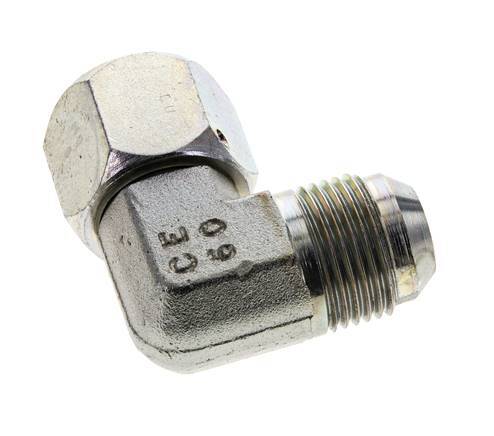 90deg JIC Angled Fitting UN 1-1/16''-12 Male x Female Steel 210bar (2950.5psi)