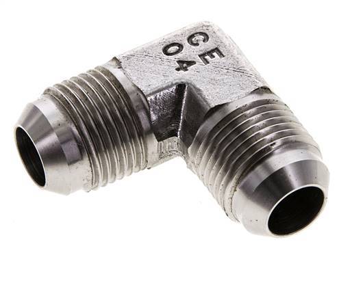 90deg JIC Angled Fitting UNF 7/8''-14 Male Stainless Steel 350bar (4917.5psi)
