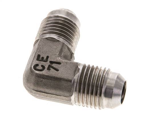 90deg JIC Angled Fitting UNF 9/16''-18 Male Stainless Steel 350bar (4917.5psi)