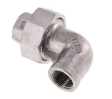 90deg Union Connector Rp3/8'' Female Stainless Steel Conical Seal 16bar (224.8psi)