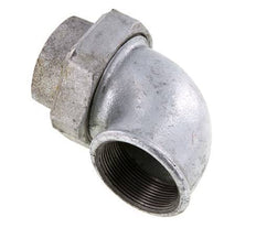 90deg Union Connector Rp2'' Female Cast Iron Conical Seal 25bar (351.25psi)