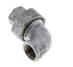 90deg Union Connector Rp3/8'' Female Cast Iron Conical Seal 25bar (351.25psi)
