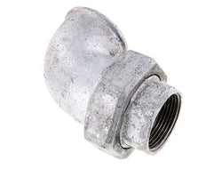90deg Union Connector Rp1 1/4'' Female Cast Iron Conical Seal 25bar (351.25psi)