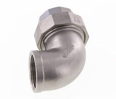 90deg Union Connector Rp1 1/4'' Female Stainless Steel Conical Seal 16bar (224.8psi)