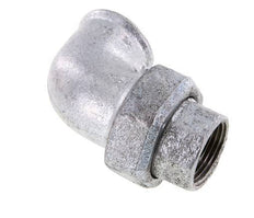 90deg Union Connector Rp1'' Female Cast Iron Conical Seal 25bar (351.25psi)
