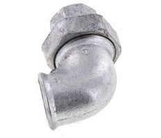 90deg Union Connector Rp1'' Female Cast Iron Conical Seal 25bar (351.25psi)