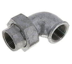 90deg Angled Union Connector Rp1'' Female Cast Iron Flat Seal Centellen 25bar (351.25psi)