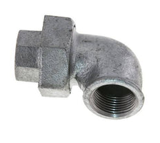 90deg Angled Union Connector Rp1'' Female Cast Iron Flat Seal Centellen 25bar (351.25psi)