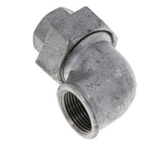 90deg Angled Union Connector Rp1'' Female Cast Iron Flat Seal Centellen 25bar (351.25psi)