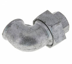 90deg Angled Union Connector Rp1'' Female Cast Iron Flat Seal Centellen 25bar (351.25psi)