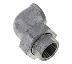 90deg Angled Union Connector Rp1'' Female Cast Iron Flat Seal Centellen 25bar (351.25psi)