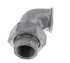 90deg Angled Union Connector Rp1'' Female Cast Iron Flat Seal Centellen 25bar (351.25psi)