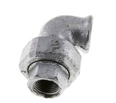 90deg Angled Union Connector Rp1/2'' Female Cast Iron Flat Seal Centellen 25bar (351.25psi)