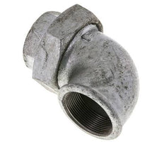 90deg Angled Union Connector Rp2'' Female Cast Iron Flat Seal Centellen 25bar (351.25psi)