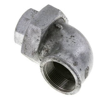 90deg Angled Union Connector Rp1 1/2'' Female Cast Iron Flat Seal Centellen 25bar (351.25psi)