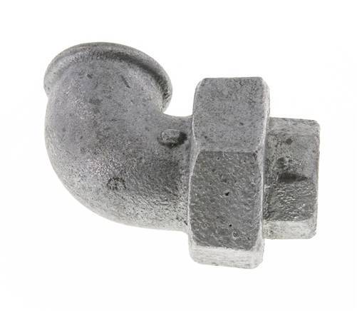 90deg Angled Union Connector Rp3/4'' Female Cast Iron Flat Seal Centellen 25bar (351.25psi)