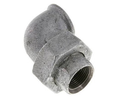 90deg Angled Union Connector Rp3/4'' Female Cast Iron Flat Seal Centellen 25bar (351.25psi)