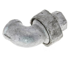 90deg Angled Union Connector Rp3/8'' Female Cast Iron Flat Seal Centellen 25bar (351.25psi)