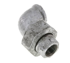 90deg Angled Union Connector Rp3/8'' Female Cast Iron Flat Seal Centellen 25bar (351.25psi)