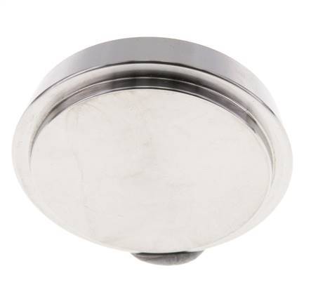 End Cap 56mm Cone Nozzle DN 40 Stainless Steel DIN 11851