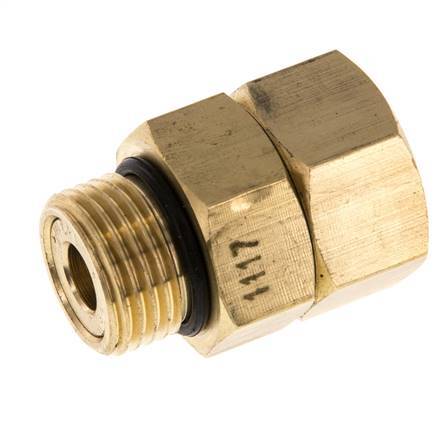 Rotary Joint G1/2'' Female x Male Hot Water Brass EPDM 30bar (421.5psi)