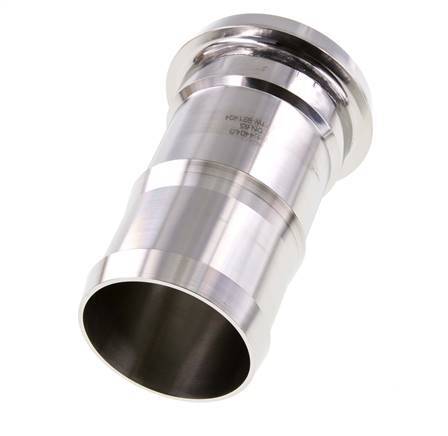 Sanitary (Dairy) Fitting 86mm Cone x 2 1/2 inch (65 mm) Hose Pillar Stainless Steel