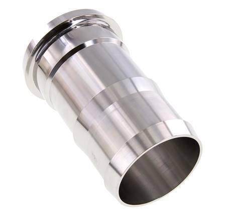 Sanitary (Dairy) Fitting 100mm Cone x 80 mm Hose Pillar Stainless Steel