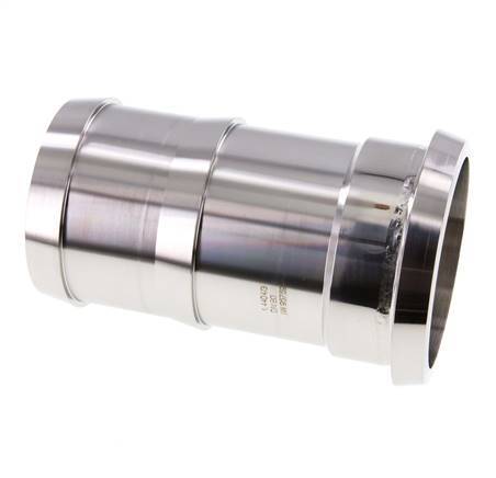 Sanitary (Dairy) Fitting 100mm Cone x 80 mm Hose Pillar Stainless Steel