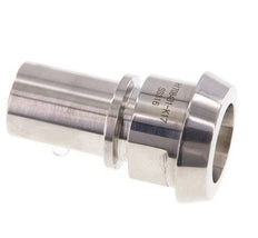 DIN 11851 Sanitary (Dairy) Fitting 44mm Cone x 1 inch (25 mm) Hose Pillar Stainless Steel Safety Collar