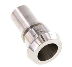 DIN 11851 Sanitary (Dairy) Fitting 44mm Cone x 1 inch (25 mm) Hose Pillar Stainless Steel Safety Collar