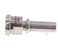 DIN 11851 Sanitary (Dairy) Fitting 28mm Cone x 1/2 inch (13 mm) Hose Pillar Stainless Steel Safety Collar